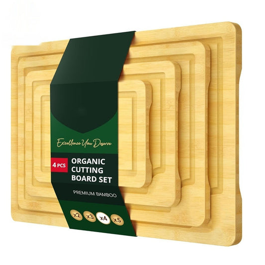 Bambus Schneidebrett 3er-Set Küchenutensilien