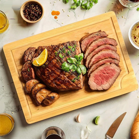 Bambus Schneidebrett 3er-Set Küchenutensilien